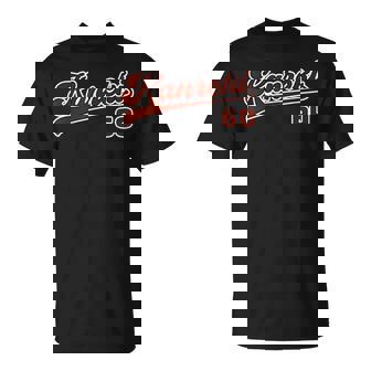 還暦祝い 野球 野球好き 野球ユニフォーム風 Kanreki 文字 父 母 男性 女性 60歳 誕生日 Tシャツ - Kawaiitshirt