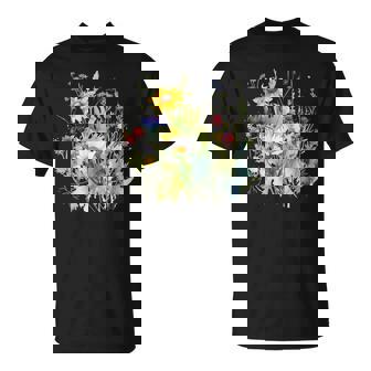 野生の花 ボタニカル 花 自然 ヴィンテージ フローラル グラフィック Tシャツ - Kawaiitshirt