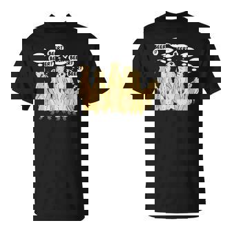 野生動物のミーアキャットアルコールビール Tシャツ - Kawaiitshirt