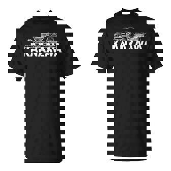 金沢 日本 都市 スカイライン シルエット アウトライン スケッチ Tシャツ - Kawaiitshirt