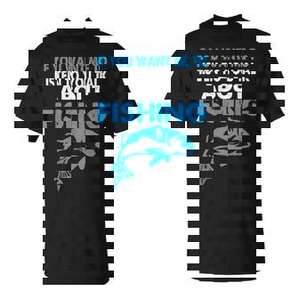 釣りについての話を聞いてほしい場合のグラフィック Tシャツ - Kawaiitshirt