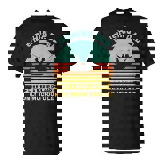 釣りバカ日誌 普通のパパよりカッコイイ！？ おとっつぁん フィッシャー 父 魚 フィッシング Tシャツ - Kawaiitshirt