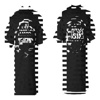 釣り好き 釣りに行きたい 釣り好きな人へのプレゼント 面白い 釣り 趣味 ギフト キャンプ 漁師 Tシャツ - Kawaiitshirt