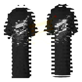 鉛筆巻き戻し付きレトロカセットテープ Tシャツ - Kawaiitshirt