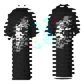 陰陽太極拳ドラゴンデザイン 瞑想用 太極拳 Tシャツ - Kawaiitshirt