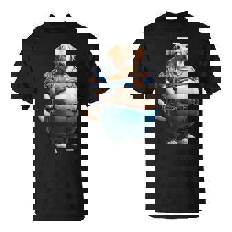 陽気なチャンキーラブラドールレトリバーtシャツ 太った犬愛好家向け Tシャツ - Kawaiitshirt