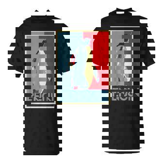 面白tシャツ 海 ペンギン おもしろ かわいい グッズ 服 ネタ メンズ オリジナル 夏 生き物 レトロ Tシャツ - Kawaiitshirt