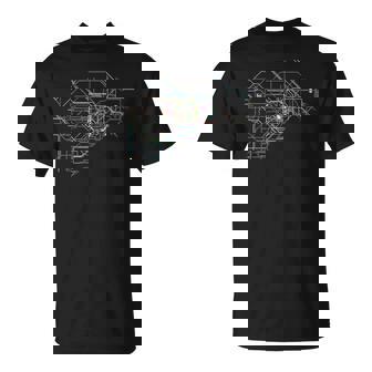 面白tシャツ 電車 東京 路線図 鉄道 蒸気機関車l おもしろ 鉄オタ メンズ グッズ ネタ Tシャツ - Kawaiitshirt