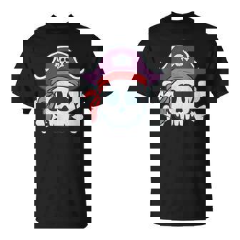 面白い 海賊 漫画 スカル ハロウィン Tシャツ - Kawaiitshirt