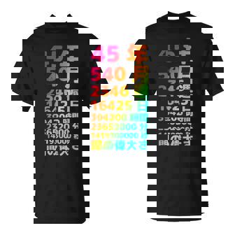 面白い45歳の誕生日の古いメーター 面白い45歳のギフト 女性 男性 面白い電卓 45歳の誕生日のギフト Tシャツ - Kawaiitshirt