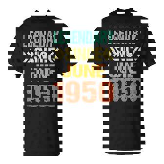 面白い75歳の誕生日 6月生まれの伝説 1950年6月以来 Tシャツ - Kawaiitshirt
