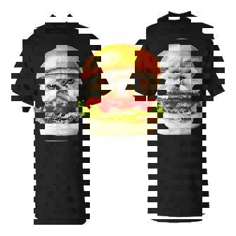 面白いtシャツ シーズー 犬 ハンバーガー メンズ 犬好き グッズ かわいい おもしろ 面白い 服 ネタ Tシャツ - Kawaiitshirt