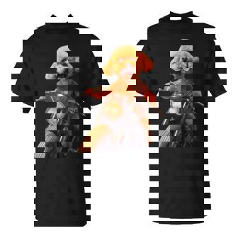 面白いtシャツ トイプードル バイク イヌ メンズ 犬好き グッズ かわいい おもしろ 面白い 服 ネタ Tシャツ - Kawaiitshirt