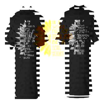 面白いひまわり柄シャツ 花柄デザイナーシャツ Tシャツ - Kawaiitshirt