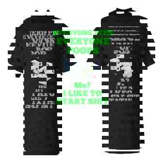 面白いカジノギフト、面白いうんちギフト、うんちとおしっこユーモア 長袖tシャツ Tシャツ - Kawaiitshirt