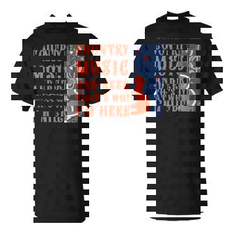 面白いカントリーミュージック&ビール音楽祭 アコースティックギター Tシャツ - Kawaiitshirt