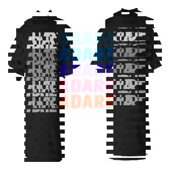 面白いギフトネーム Adare 名前入り Tシャツ - Kawaiitshirt