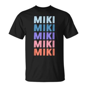面白いギフト名 ミキ 名前入り Tシャツ - Kawaiitshirt