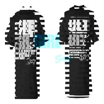 面白いチアリーダーシャツ かわいいチアリーディングガールギフト Tシャツ - Kawaiitshirt