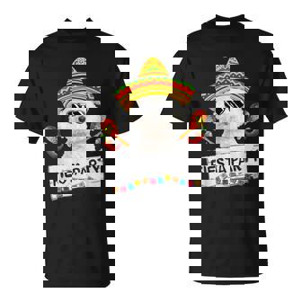 面白いパーティー かわいいビション・フリーゼ ソンブレロ サングラス Tシャツ - Kawaiitshirt