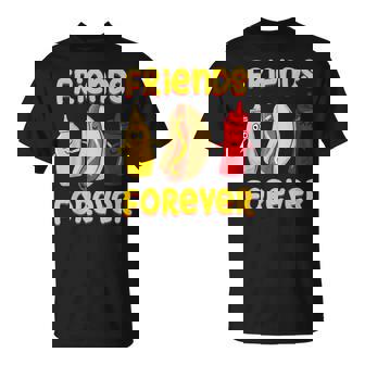 面白いホットドッグソーセージ ケチャップ&マスタード I ホットドッグ Tシャツ - Kawaiitshirt