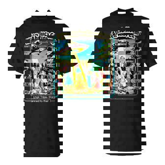 面白いヴィンテージエイリアン誘拐キャンプ Ufoエイリアン Tシャツ - Kawaiitshirt