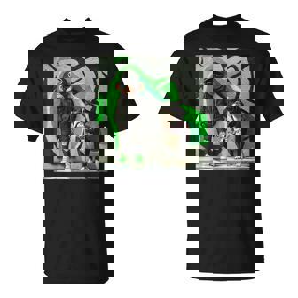 面白い猿と犬のグラフィックストリートウェアクールなデザイン 男性用 Tシャツ - Kawaiitshirt