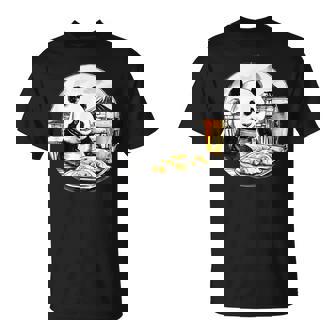 餃子 パンダ おもしろ 面白い ギョーザ ビール 和風 Tシャツ - Kawaiitshirt