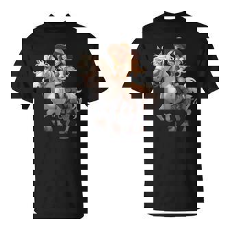 馬 女の子 西洋 乗馬 ポニー 水彩 馬 Tシャツ - Kawaiitshirt