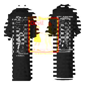 魔法のは、悪魔バフォメット悪魔と踊ってみましょうおかしい Tシャツ - Kawaiitshirt