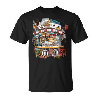 鮮やかな東京ラーメン屋 日本食好き カワイイオタク Tシャツ - Kawaiitshirt