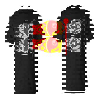 鯉 鯉 漢字 鯉のぼり 旗 Tシャツ - Kawaiitshirt