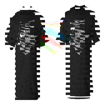 鯉鯉 鯉のぼり 旗 こどものひ Tシャツ - Kawaiitshirt