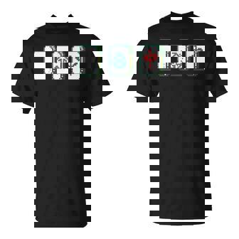 麻雀 白 發 中 Mahjong 麻雀牌 発 Tシャツ - Kawaiitshirt