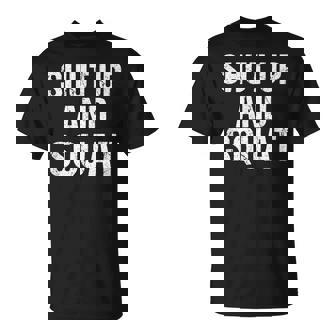 黙ってスクワット Tシャツ - Kawaiitshirt