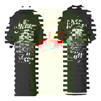 Christmas In July Hippie Rv Camping Camping Lover T-Shirt | Mazezy