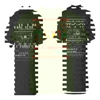 This Is My Christmas In July Summer Hawaiian Christmas Santa T-Shirt - Monsterry