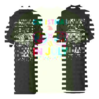 Christmas In July Christmas Summer Xmas T-Shirt | Mazezy