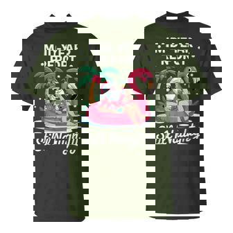 Mid Year Report Still Naughty Santa Summer Christmas In July T-Shirt | Mazezy