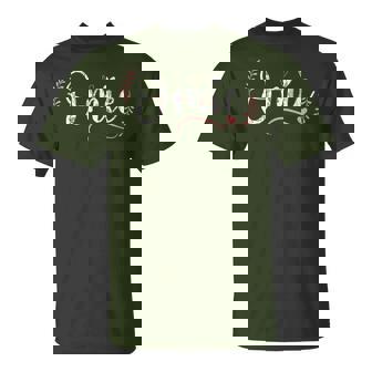 Omie Floral Grandma Christmas Mother's Day Grandparents T-Shirt - Monsterry