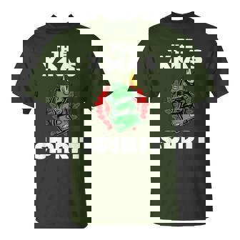 面白いクリスマス「The Xmaspirit」グラフィック Tシャツ - Kawaiitshirt