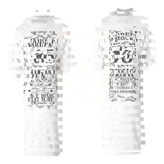 1963 Anniversaire 62 Ans Humour Homme Né En 1963Intage T-Shirt - Cadeauxyz