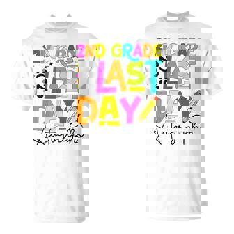 2025 Last Day Of School Autograph 2Nd Grade Graduation T-Shirt - Monsterry