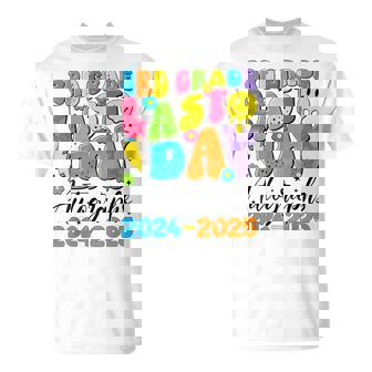 2025 Last Day Of School Autograph 3Rd Grade Graduation T-Shirt - Thegiftio UK