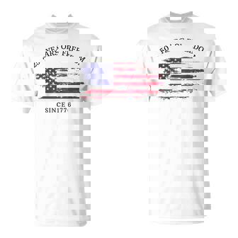 250 Years Of Freedom 250Th Anniversary Usa Flag 4Th Of July T-Shirt - Thegiftio