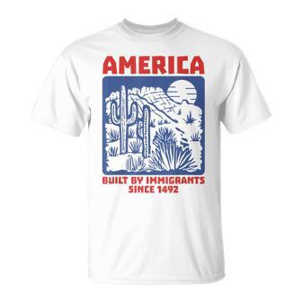 4Th Of July America Built By Immigrants July 4Th T-Shirt - Thegiftio UK