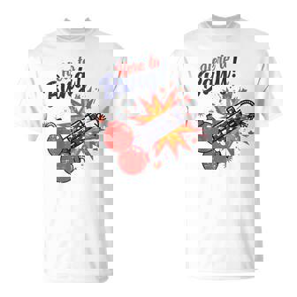 4Th Of July Here To Bang Firecracker Humor Patriot Men T-Shirt | Mazezy