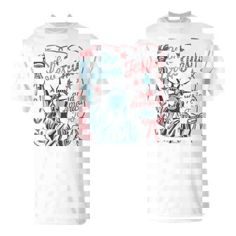 4Th Of July She Loves Jesus And America Too Christian Faith T-Shirt - Monsterry