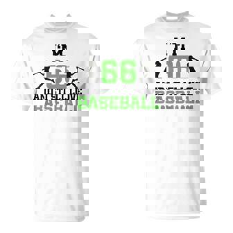 66歳の誕生日 野球 66歳 野球選手 誕生日 Tシャツ - Kawaiitshirt