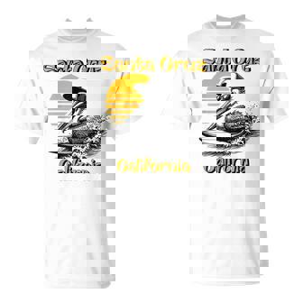70S 80S Ca レトロ サーフィン ペリカン サンタクルーズ Tシャツ - Kawaiitshirt
